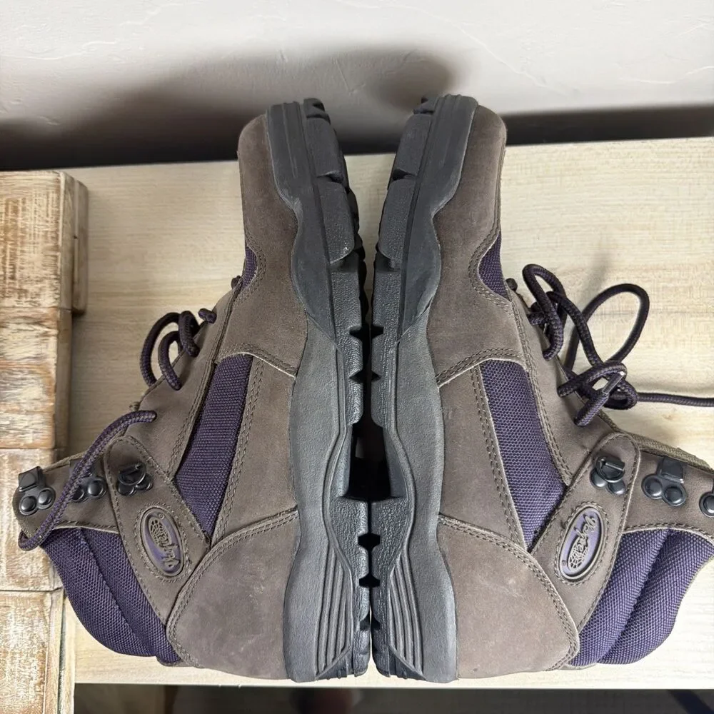 Vintage Vasque Hiking Boots Women’s 9.5 Brown/Purple EUC